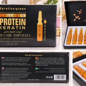 Keratine Queen ampoules for intensive care of damaged hair